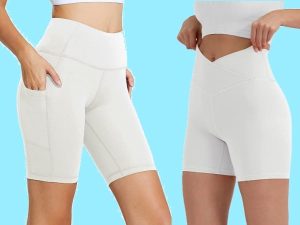 Best White Biker Shorts For Women