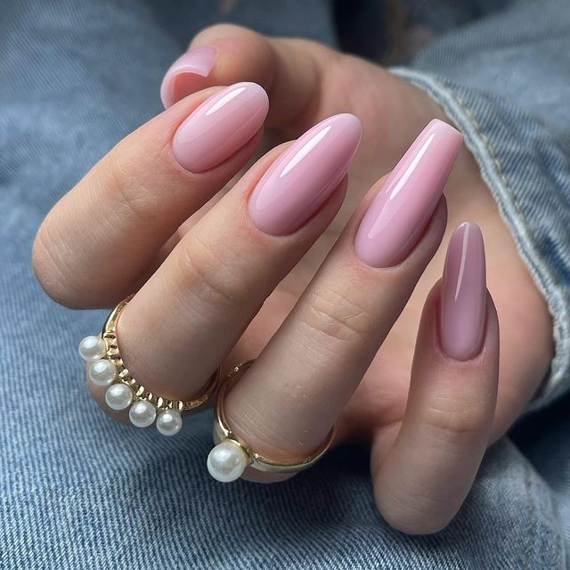 Pink April Nails